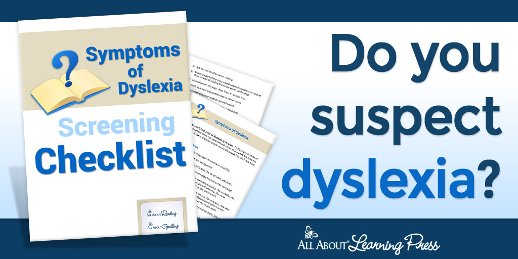 Dyslexia Screening Checklist