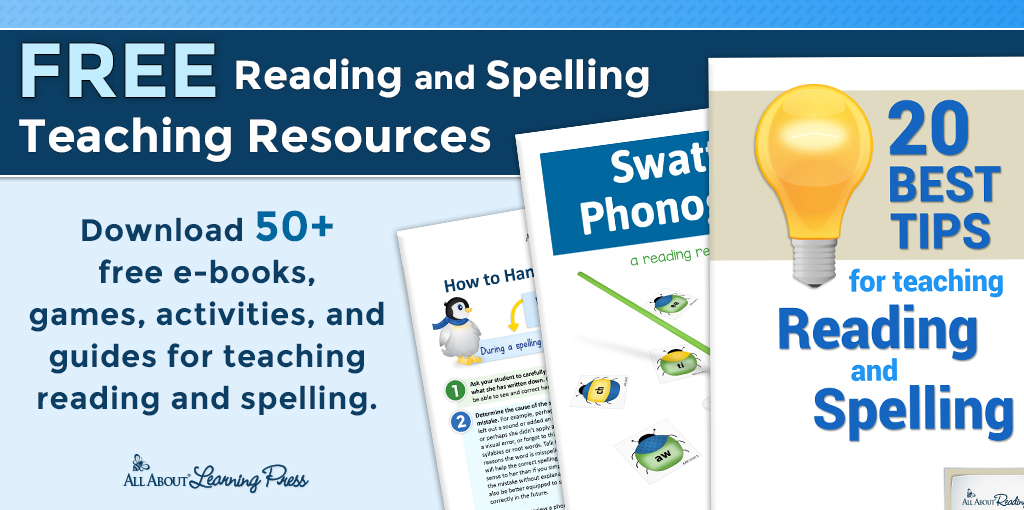 free reading spelling teaching resources